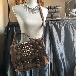 Frye company Cameron studded satchel